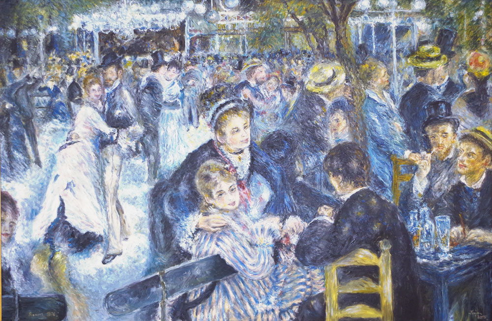 Karl Kujau Tanz im Garten der Moulin de la Galette 1876 Pierre Auguste Renoir