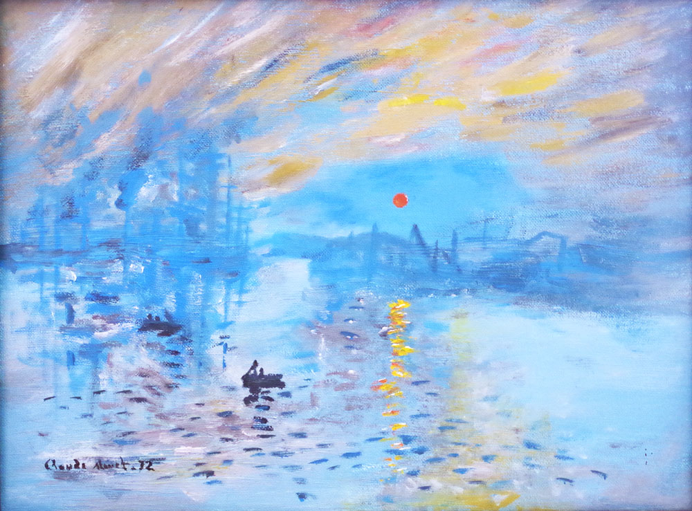 Karl Kujau Impression aufgehende Sonne Claude Monet 1872